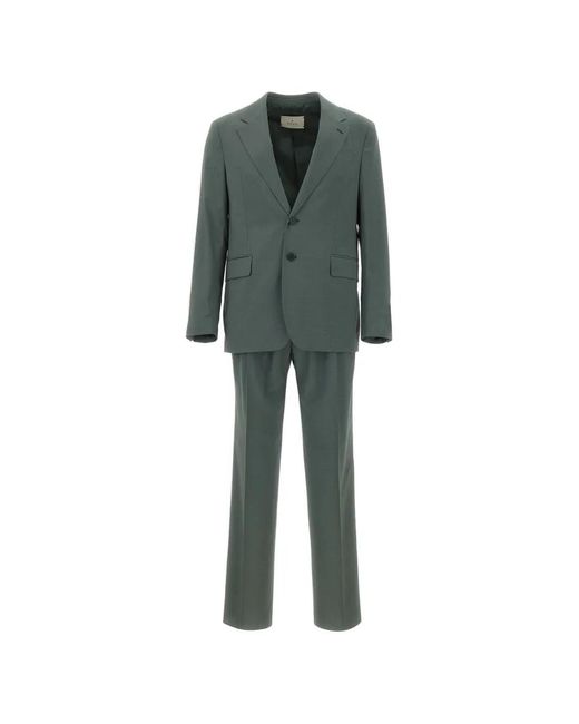 Manuel Ritz Green Two-Button Suit for men