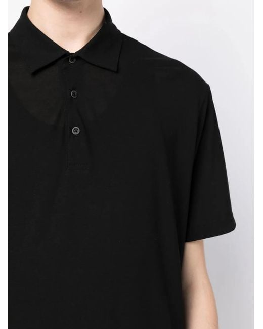 Herno Black Polo Shirt for men