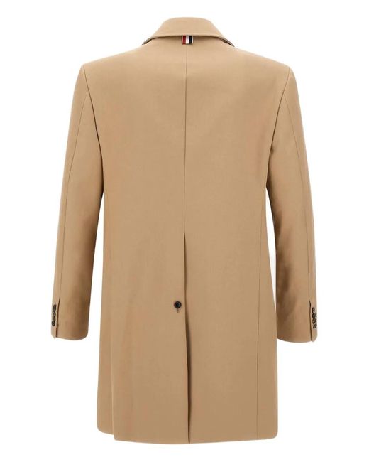 Thom Browne Natural Classic Raincoat for men