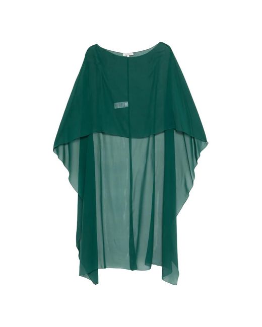 Antonelli Green Draped Cape