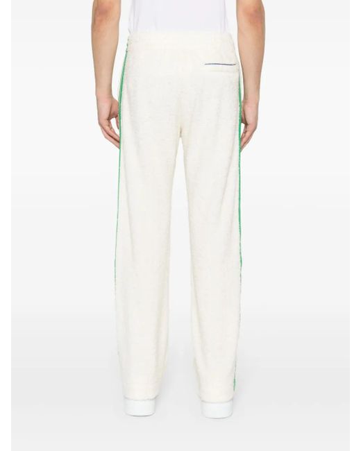Casablanca White Summer Towelling Track Pants for men