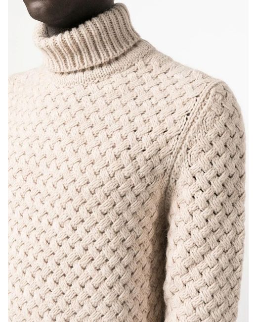 Pull À Col Roulé Lardini pour homme en coloris Natural