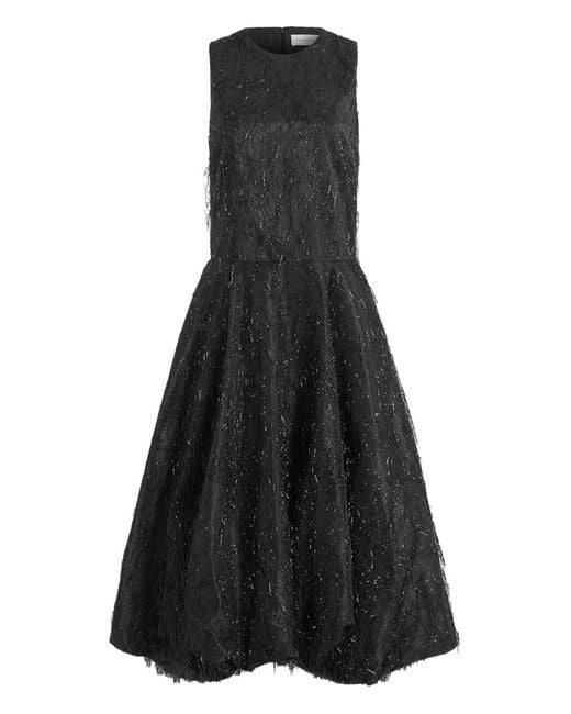 16Arlington Black Tansi Midi Dress