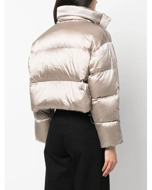 Calvin Klein Natural Cropped Puffer Jacket