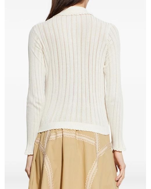 Ulla Johnson White Lottie Cardigan