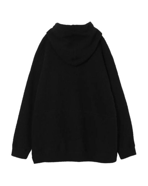 Undercover Black Textured Hoodie for men