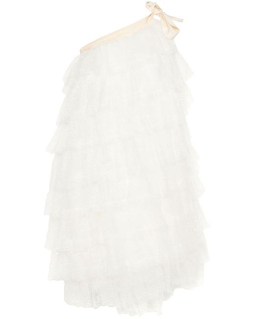 Uma Wang White Aela Mini Dress