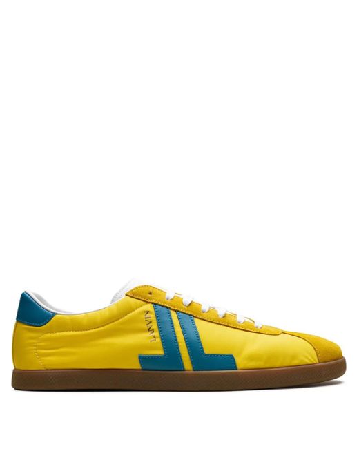 メンズ Lanvin Glen "yellow" スニーカー