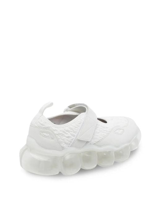 grounds White Jewelry Touch-Strap Sneakers