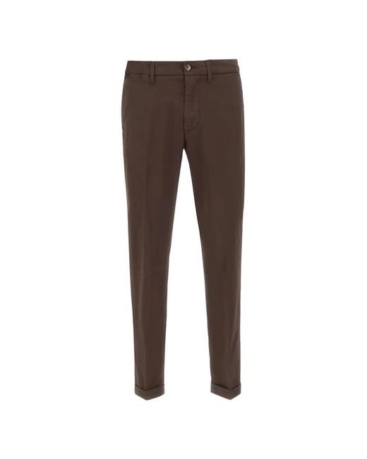 Re-hash Brown Mucha Button Chinos for men
