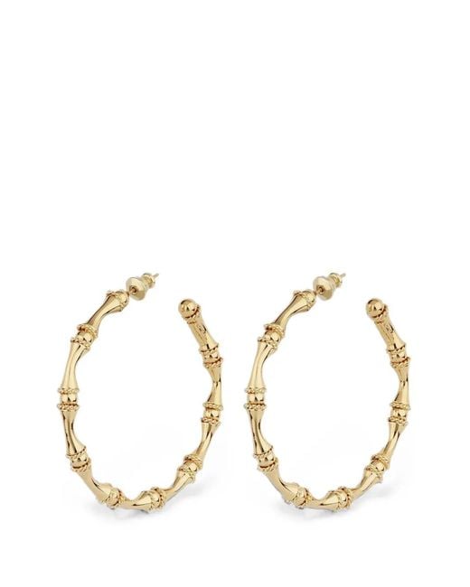 Gas Bijoux Metallic Hoop Earrings