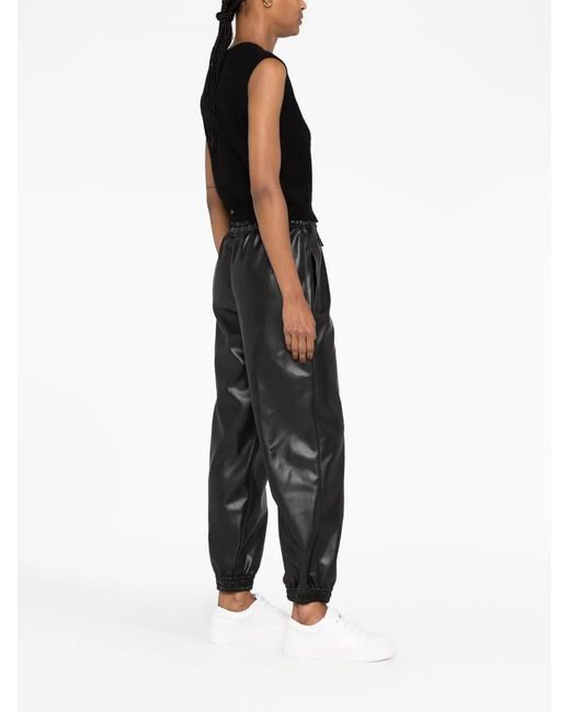 Stella McCartney Black Drawstring-waist Track Pants