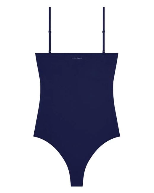 Courreges Blue Loop Swimsuit