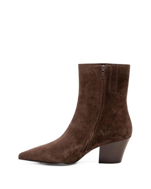 Jeffrey Campbell Brown Joshua Tree Suede Ankle Boots
