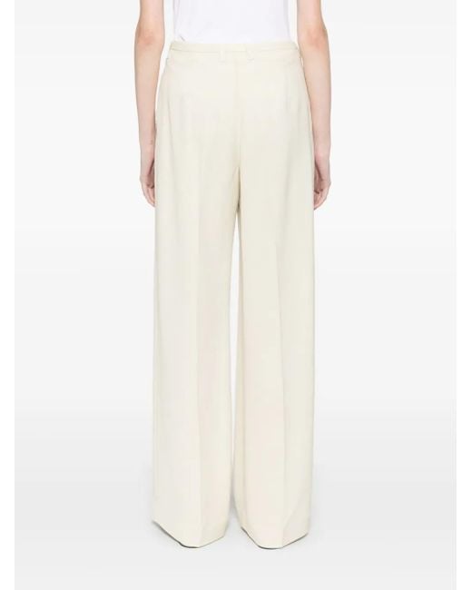 Christian Wijnants White Pamir Straight-Leg Trousers