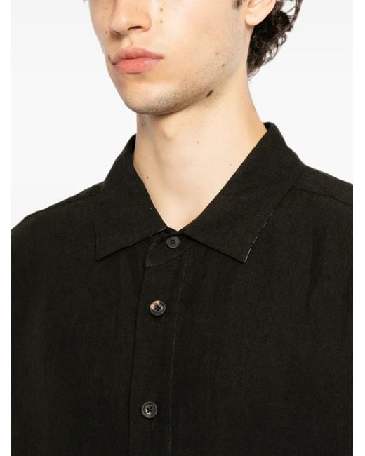 Camisa Con Botones Ziggy Chen de hombre de color Black