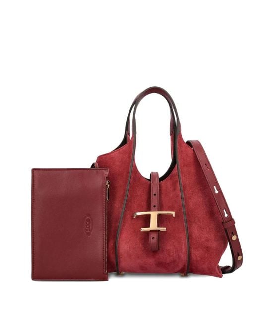Tod's Red T Timeless Schultertasche