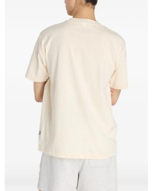 New Balance White Graphic-Print T-Shirt for men