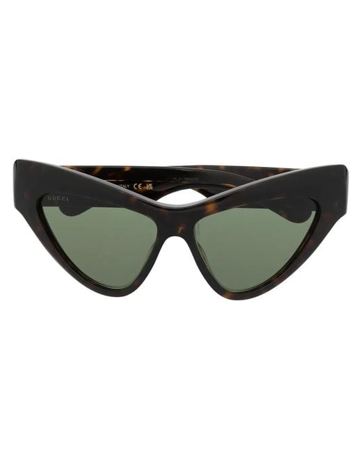Gucci Black Super Cat-Eye Frame Sunglasses