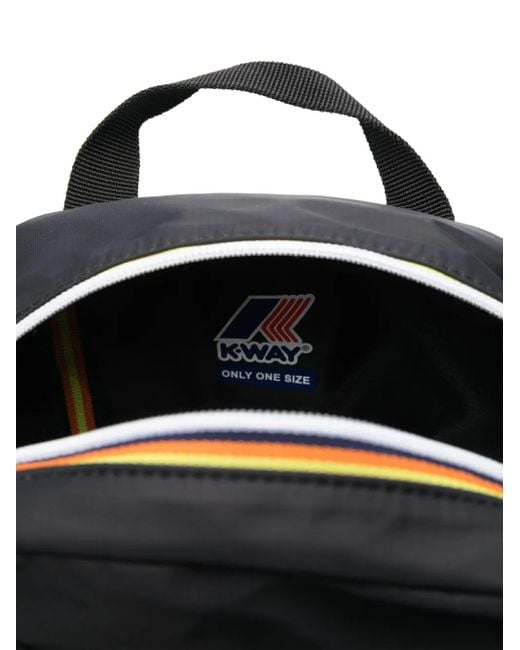 K-Way Black Small Laon Backpack