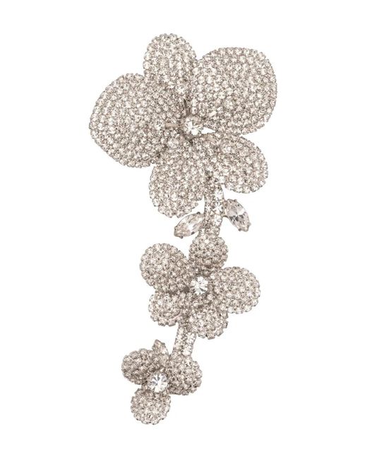 Jennifer Behr White Orchid Vine Brooch