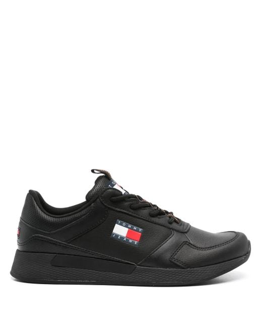 Tommy Hilfiger Sneakers Mit Logo-Prägung in Black für Herren