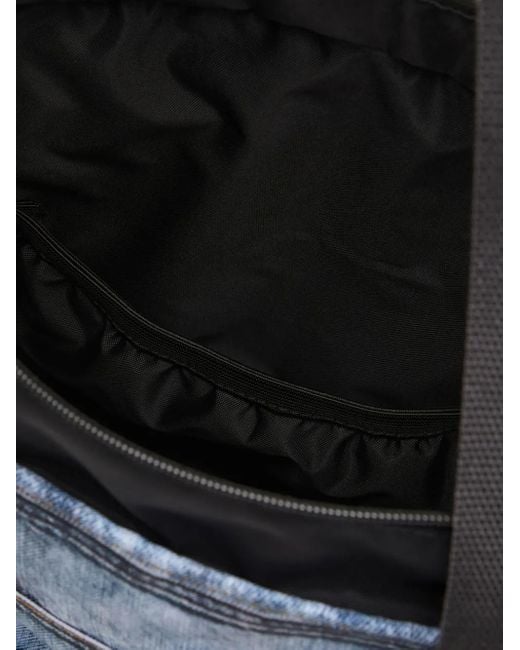 X Eastpak Borsa Tote Denim Trompe-L'Oeil di DIESEL in Blue