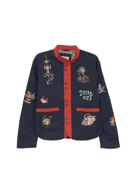 GARCON BY GARCON Blue Embroidered Jacket