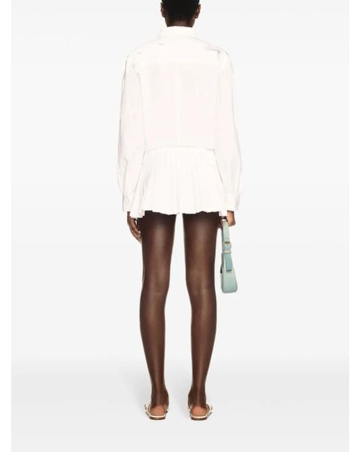 Off-White c/o Virgil Abloh White Savana Cotton Dress