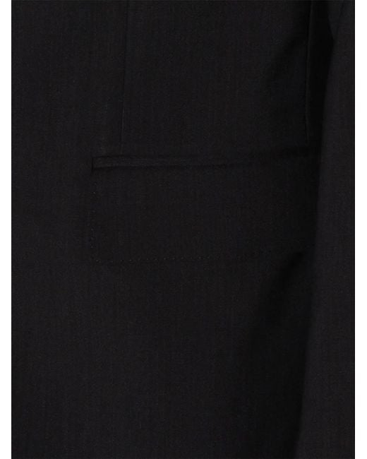 Lardini Black Notched-Lapel Suit for men