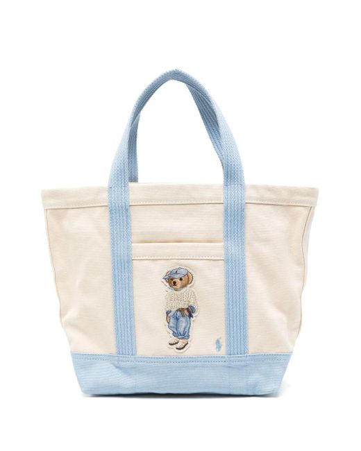Polo Ralph Lauren Polo Bear Kleine Shopper in het Blue