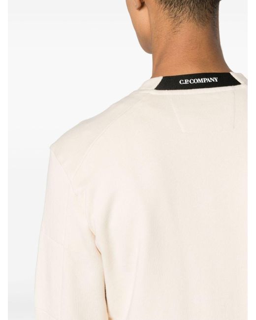C P Company Natural Diagonal Raised Sweatshirt for men