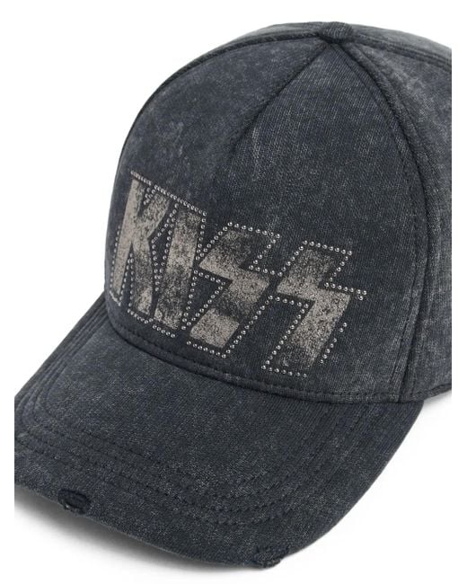 DSquared² Black Logo-Embroidered Cap