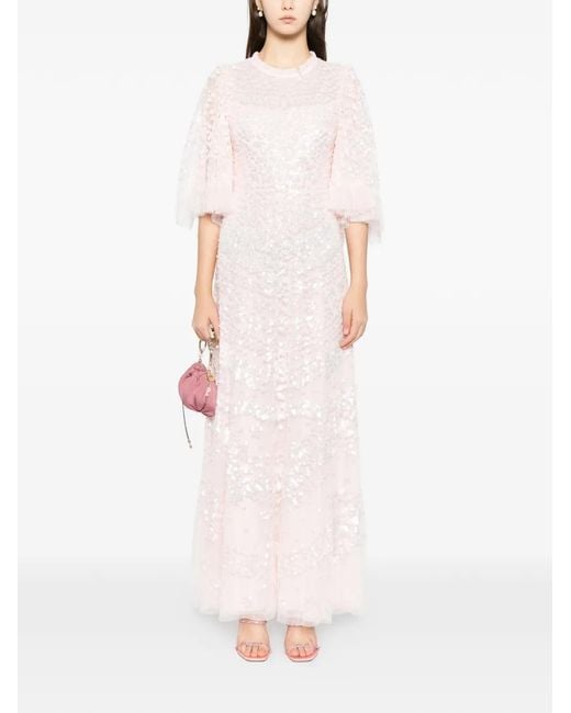 Needle & Thread Pink Anais Gown