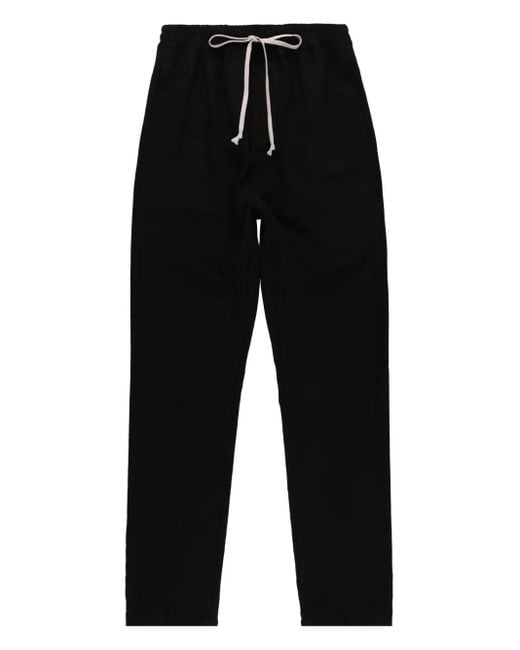 メンズ Rick Owens Drawstring Trousers Black