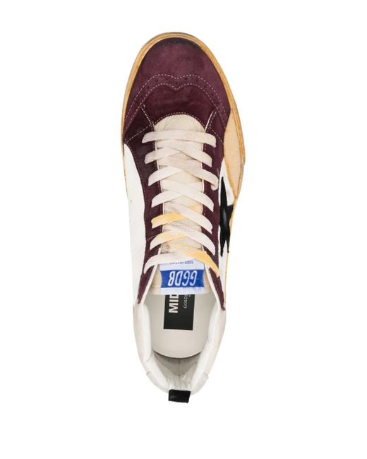Golden Goose Deluxe Brand White Mid Star Sneakers for men