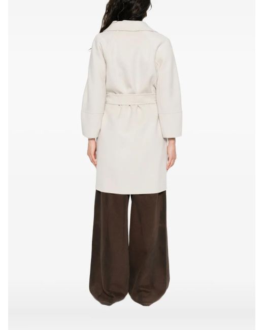 Max Mara Trenchcoat Met Ceintuur in het White