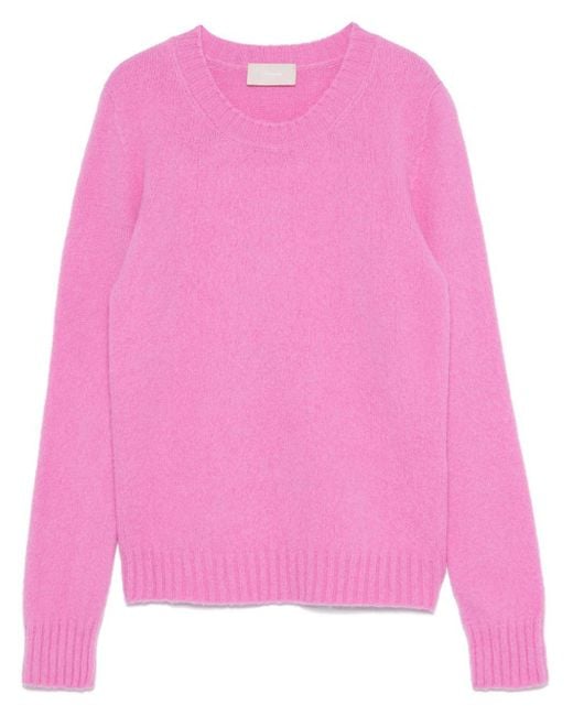 Drumohr Pink Lambs Wool Sweater