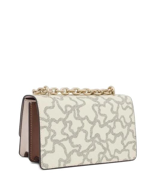 Tous White Small Kaos Icon Chain-Strap Shoulder Bag