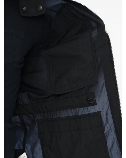 Woolrich Black Zip-Up Drawstring Jacket for men