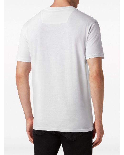 メンズ Philipp Plein ロゴ Tシャツ White