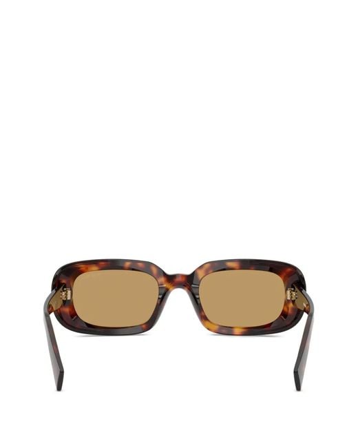 Miu Miu Brown Rêverie Sunglasses