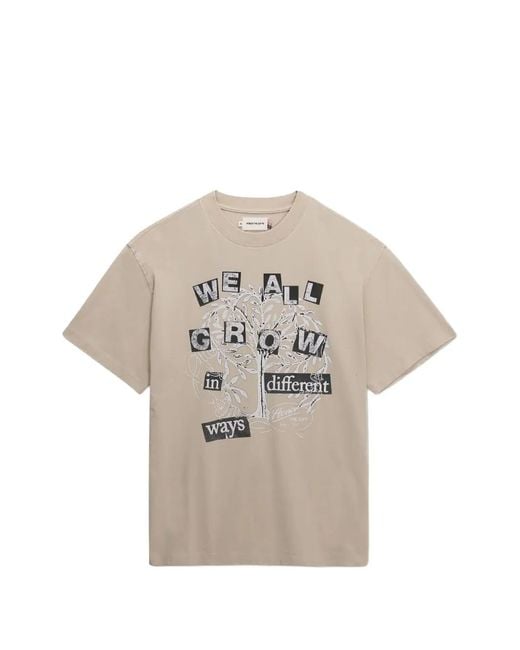Honor The Gift Natural We All Grow Graphic-Print T-Shirt for men