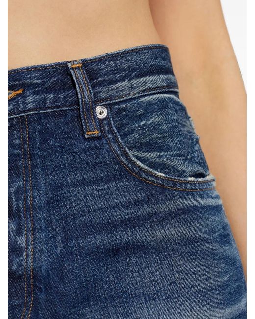 Haikure Blue Betty Whiskered-Effect Jeans