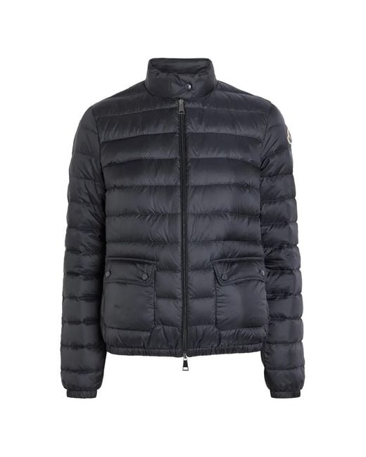Moncler Blue Lans Flap-Pocket Padded Jacket