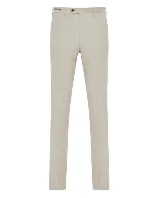 Corneliani Gray Straight-Leg Trousers for men