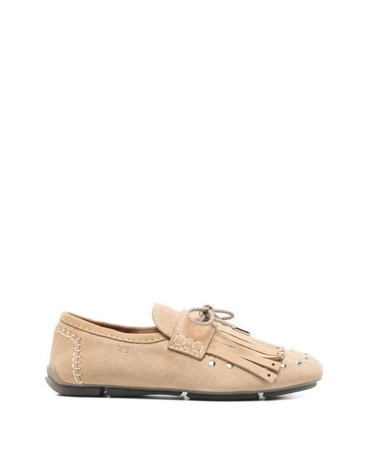 Wales Bonner Natural Montego Tie-Detail Loafers