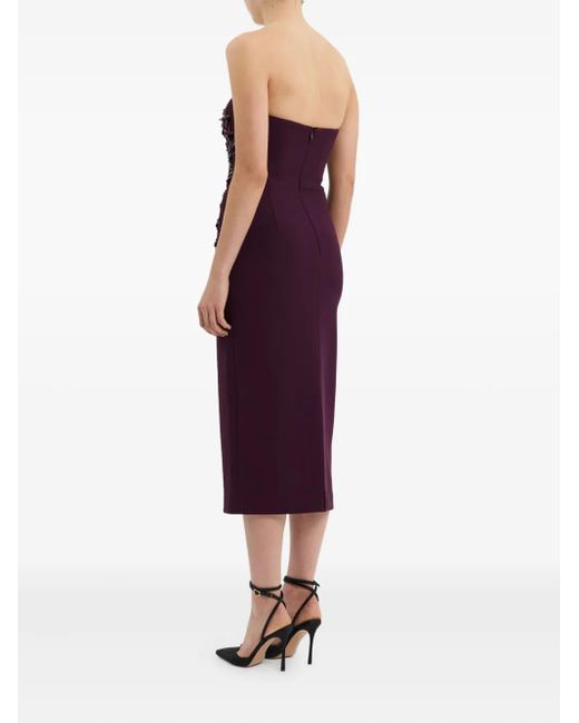 Rebecca Vallance Purple Beatrice Midi Dress