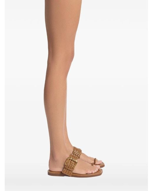 Giuseppe Zanotti Brown Crista Flat Sandals