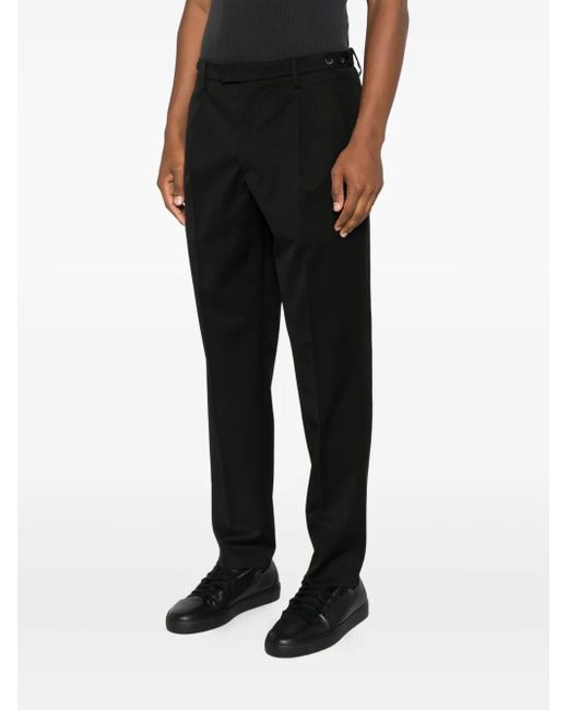 Barena Black Pleated Tailored Trousers for men